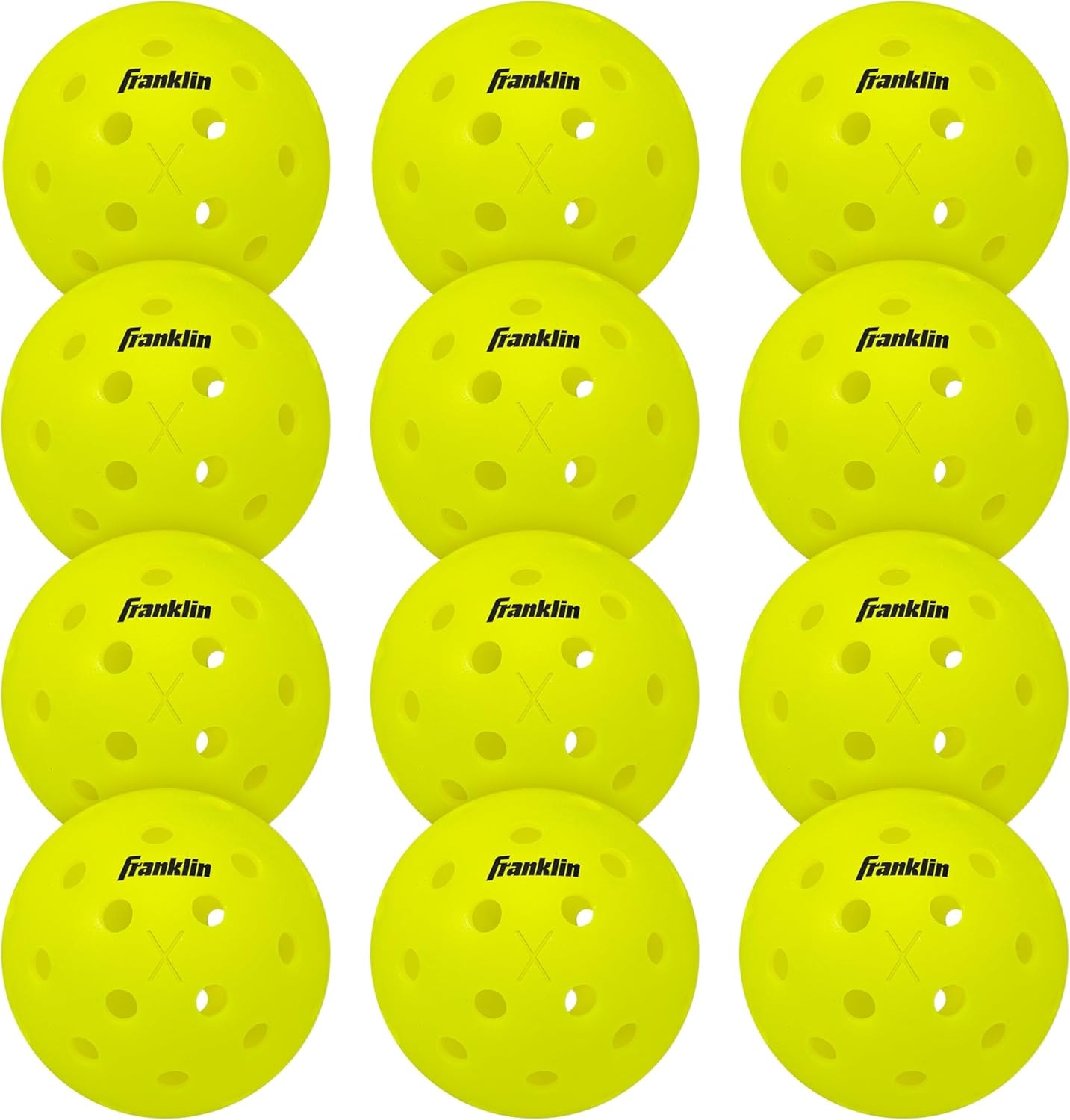 Franklin X-40 Outdoor Pickleballs (12-Pack)